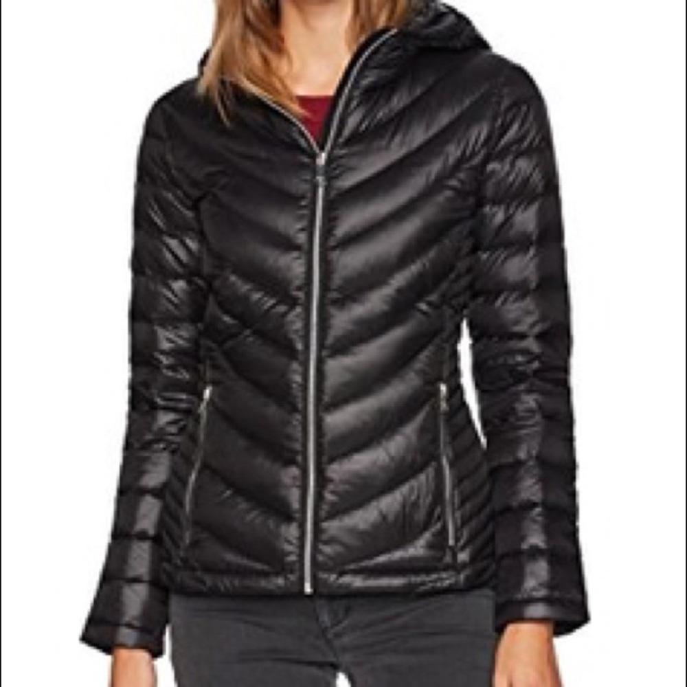 Calvin Klein hooded down puffer coat